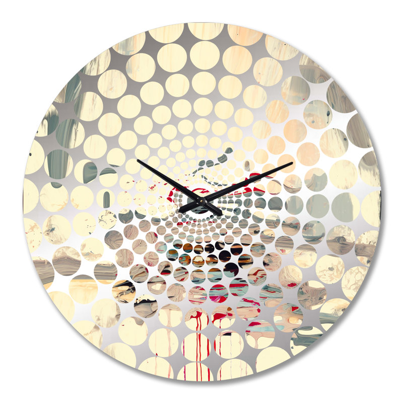 Napavine - Horloge murale peinture abstraite, Grand
