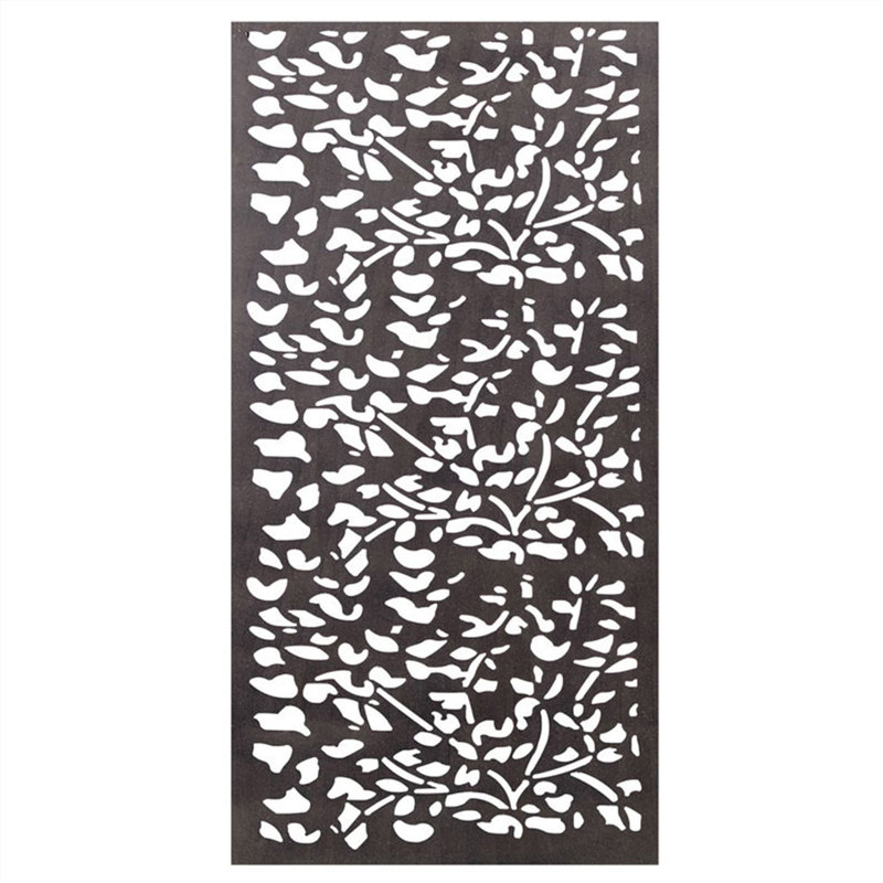 Écran d'intimité en métal, H 4 pi x l 2 pi 40,5 po