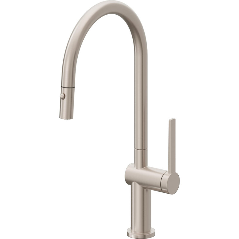 La Spezia Kitchen Faucet, Polished Brass