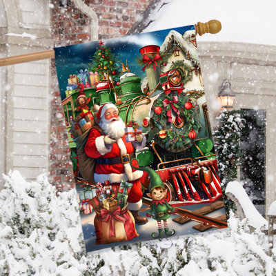 Holiday Express House Flag