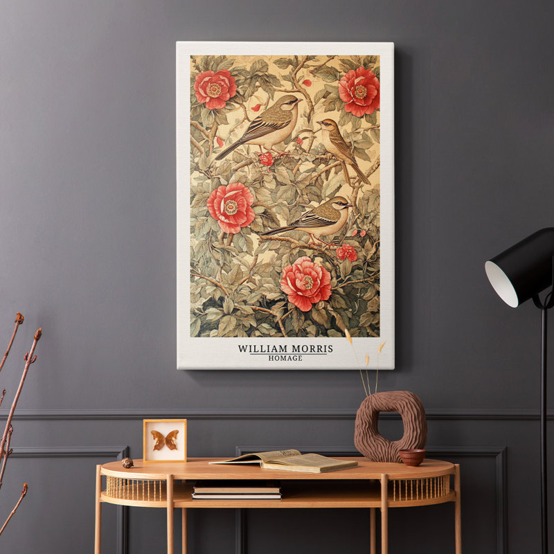 Wm Morris Series XLIX - Cavas enveloppés de galerie, H 48 po x l 32 po