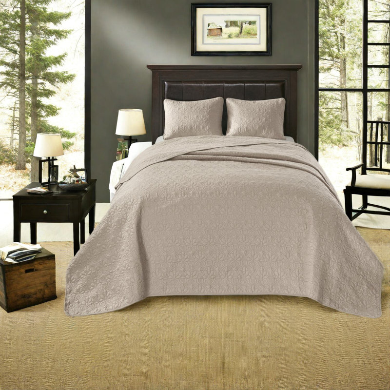 Ensembles de literie en coton réversible pour grand lit, confort surdimensionné et style kaki classique