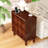 2 Drawer Modern Sofa Side Table, Narrow Side Table, Slim Nightstand (Bedside Side Table)