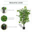 53,1 po Ficus artificiel en pot