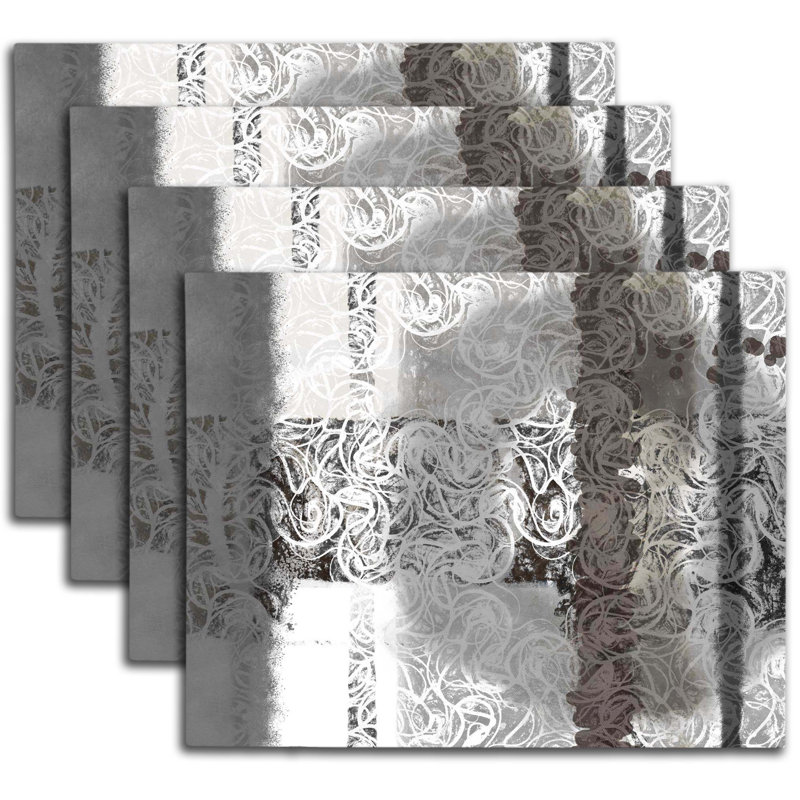 Napperon abstrait en polyester