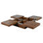 Table basse carrée avec plateau coulissant et rangement-1832231482