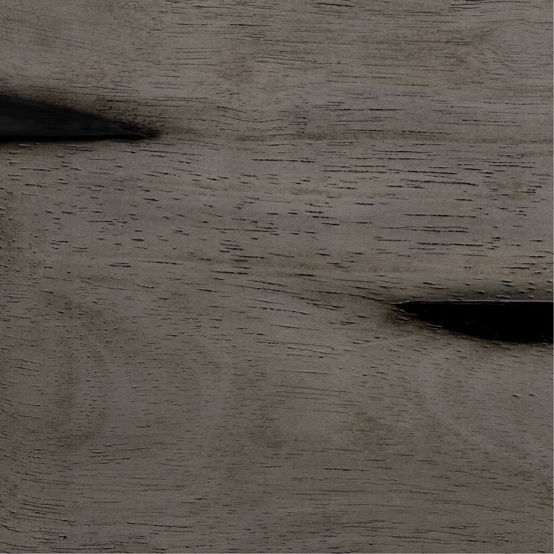 Table de salle à manger rectangulaire, hauteur comptoir, bois massif gris, finition bois vieilli 6 places, chaise rectangulaire