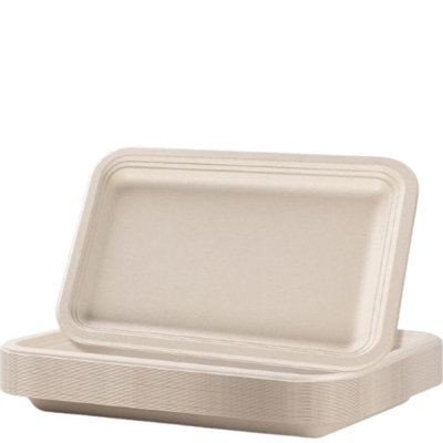 50 Pack 14" Disposable Crawfish Trays