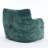 Aeri Compression Medium Adult Soft Teddy Fabric Bean Bag Chair With Foam Filled-1290348726