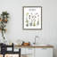 Herbs Identification Chart Floating Frame, design by Carol Robinson-872016728-872016709