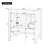 30-Inch White Bathroom Vanity with Sink, Cabinet, and Three Drawers-129379776
