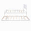Lit plateforme double avec lit gigogne réglable