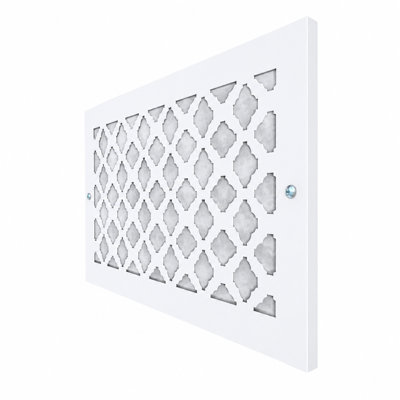 Registres muraux et de plafond Stellar Air White - 2 x 8 (ouverture de conduit) 4 x 10 taille totale - Impériaux