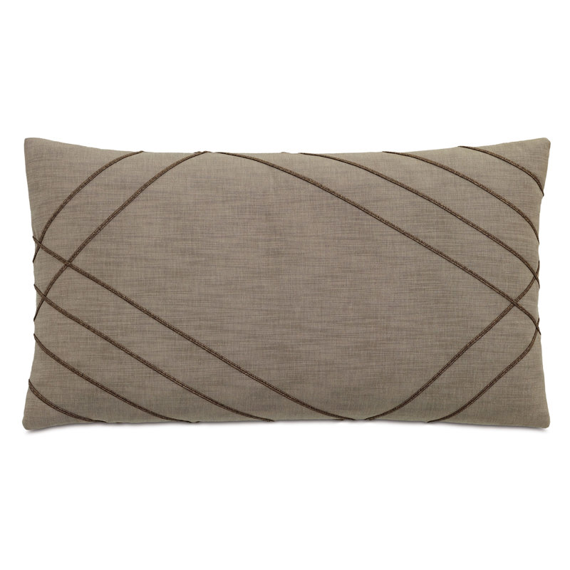 Housse de coussin rectangulaire et insert lombaire en mélange de coton Priscilla