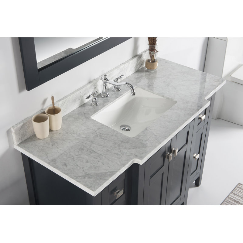 Dessus de salle de bain simple 49 po meuble-lavabo