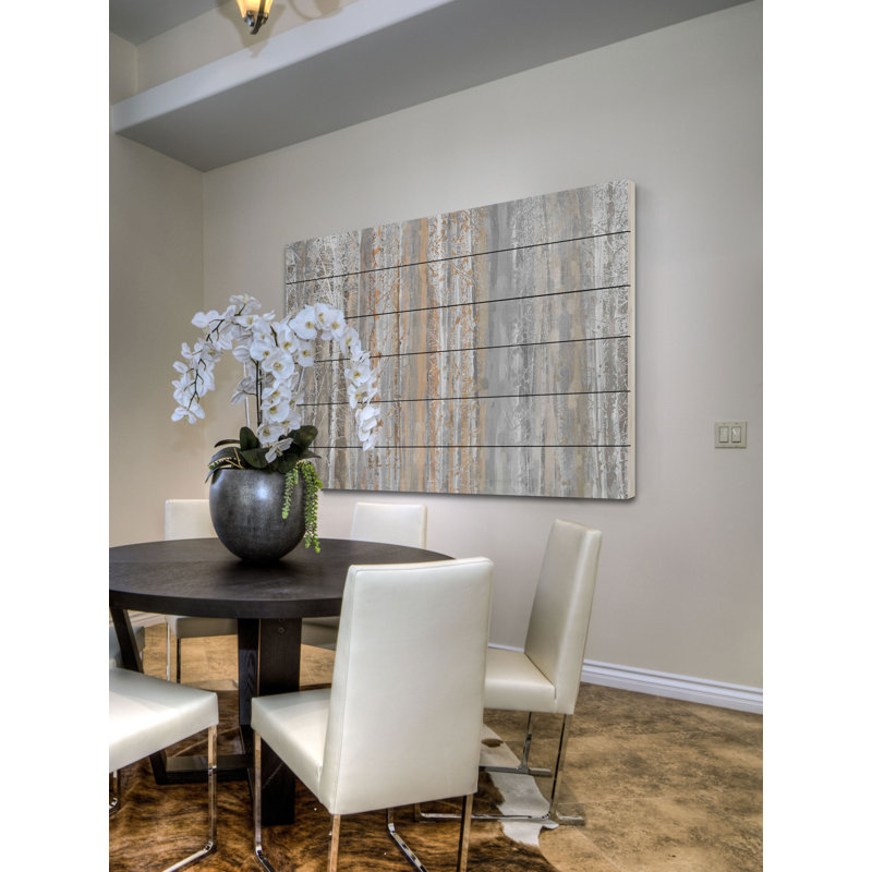 «Aspen Forest 1» par Parvez Taj - reproduction de photo sur bois, 40 po x 60 po