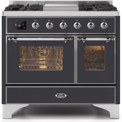 Majestic II 40" 3.82 cu. ft. Freestanding Dual Fuel Range with Griddle