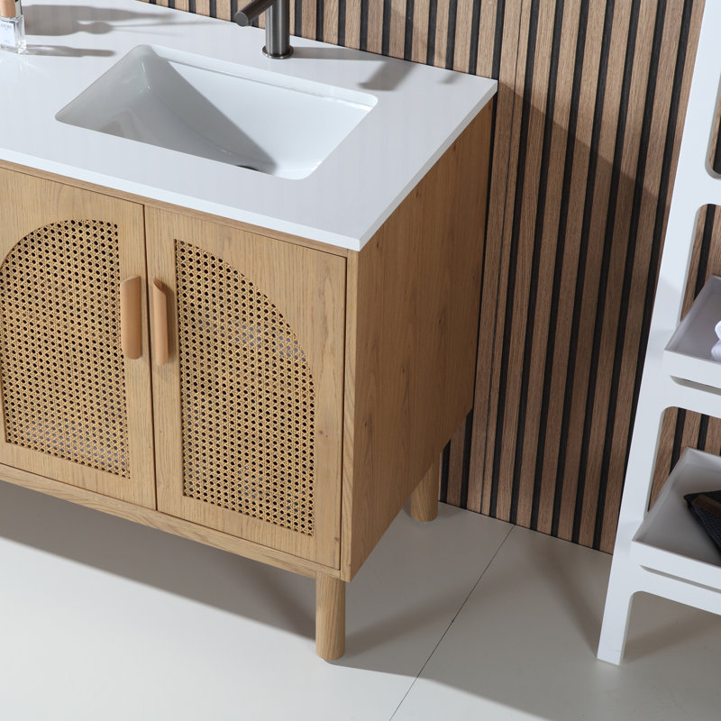 Nara 72" W Double Vanity, Yellow