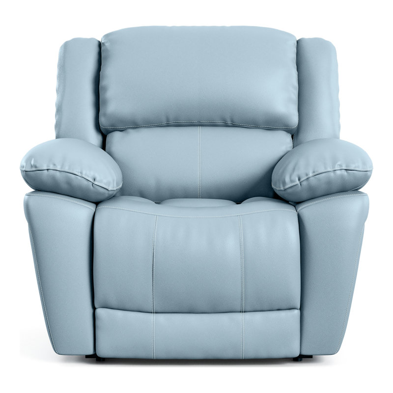 Allendale Chair, Kaia Blue Leather Match