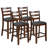 Japhet Upholstered Counter Stool with Solid Wood Frame-619348141