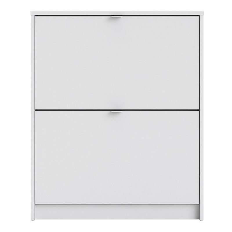 Shoes 6 Pair Shoe Storage Cabinet, White