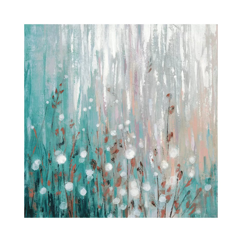 «August Branches Green» par Silvia Vassileva - reproduction, H 37 po x l 37 po x P 1,5 po, Toile tendue, Aucun mat