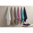 6-Piece 100% Cotton Quick Dry Diagonal Ribbed 6Pcs Towel Set, White