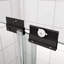 Porte de douche à dérivation, porte coulissante, avec verre trempé de 1/4 po de 50 à 54 po x 70 po-129384694