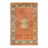 Classic One-of-a-Kind 6' 0" X 9' 6" Hand Knotted Area Rug