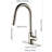 Kitchen Faucet With Pull Down - 360 Rotating Nozzle For Effortless Water Flow, Single Handle Temperature And Flow Management, Corrosion Coating Pull-Down Spray Head-1094926133