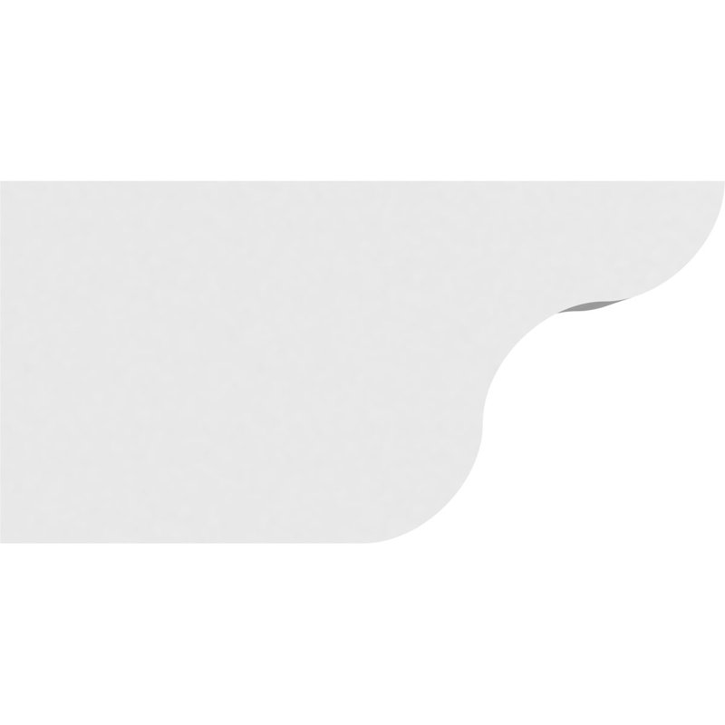6"W x 8"H x 16"L Standard Carmel Architectural Grade PVC Rafter Tail, 8"H x 6"W x 16"D