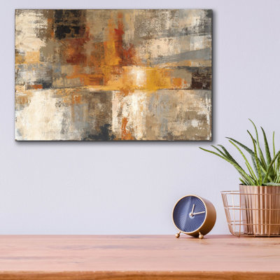 «Silver and Amber C» par Silvia Vassileva, art mural en verre acrylique