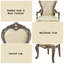 Ensemble de 2 chaises avec accoudoirs Latisha