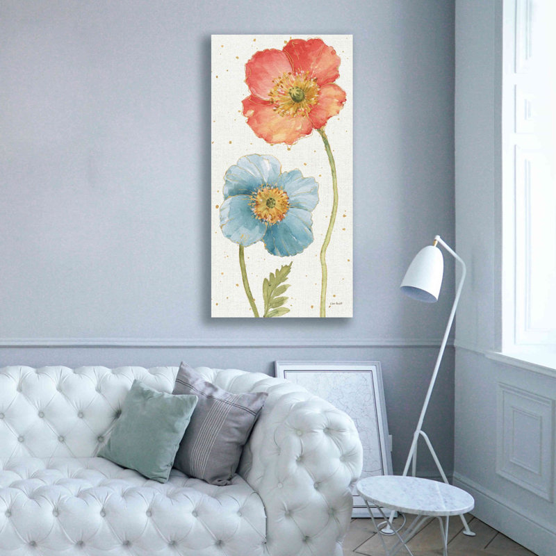 «Spring Softies V» par Lisa Audit, art mural sur toile, H 60 po x l 30 po x P 1,5 po