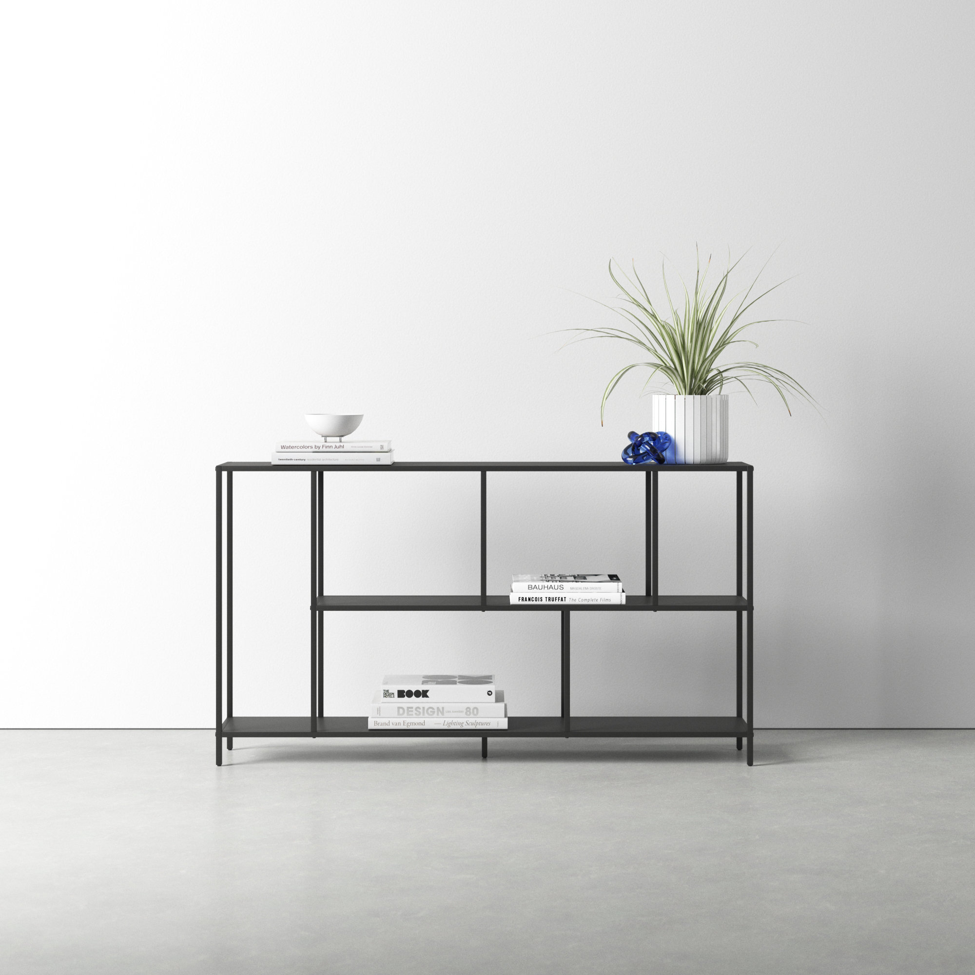 Level 52'' Console Table, Blackened Bronze