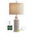 Byxbee 24.5"Rustic Farmhouse Touch Lamp with USB Port for Living Room,Bedroom Bedside (Bulb Included)