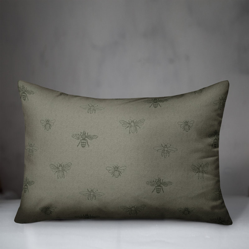 Reversible Throw Pillow, Green