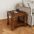 Vinton American Vintage Rectangular End Table with Storage