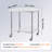 Stainless Steel Work Table 30 X 36 X 38 Inch(Only Including Coffee Table)