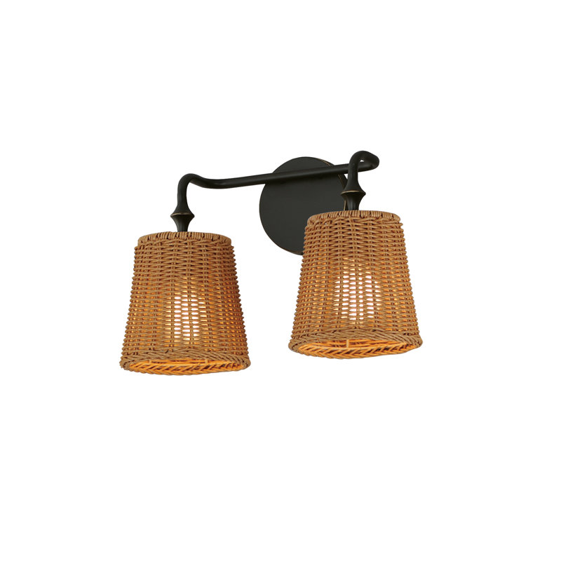 Meuble-lavabo Baja, Bronze foncé