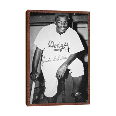 Jackie Robinson (1919-1972) - Print on Canvas