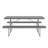 6 FT Folding Picnic Table - Steel Frame And HDPE Top And Benches-1059600437