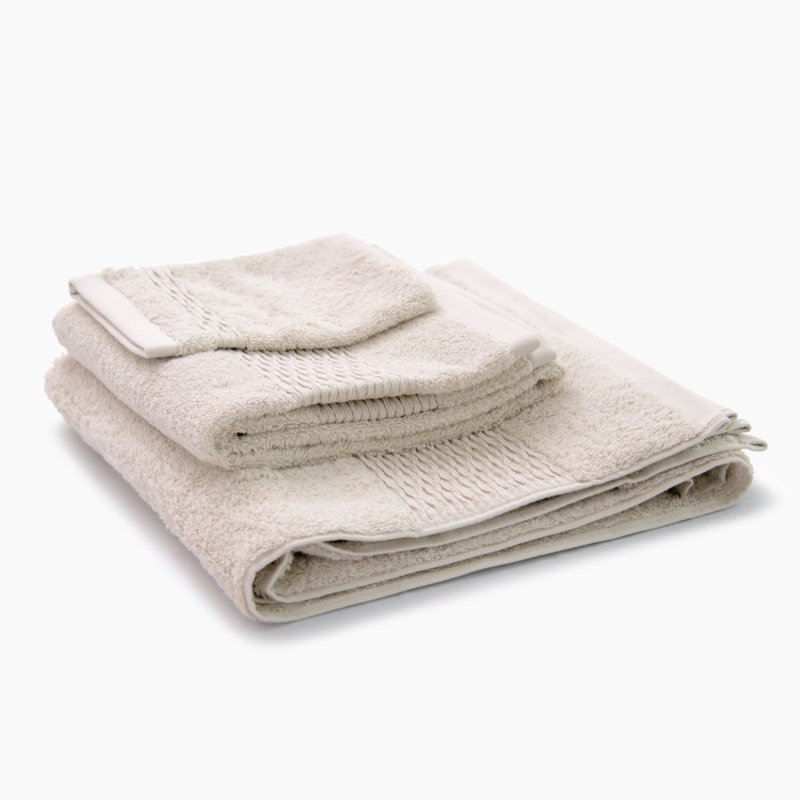 Ensemble de serviettes Signature, Brun clair