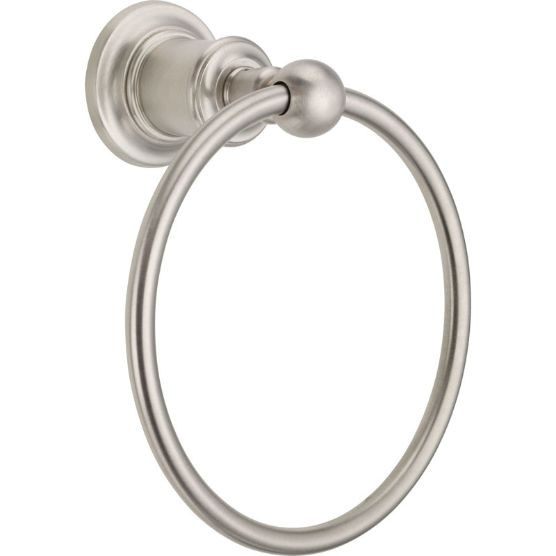 Miramar Towel Ring, Lifetime Satin Gold