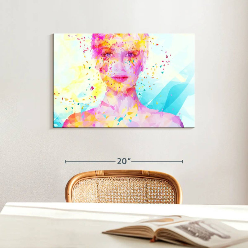 Leisha Turquoise, 16" H x 24" W