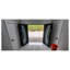 Porte d'entrée extérieure prémontée en acier Deux 6500, noire, avec fenêtres latérales et supérieures, inserts en acier inoxydable, style moderne, peinte, largeur 36+16 po x hauteur 80+16 po, ouverture à gauche vers l'intérieur-111444946-111444943-111444940