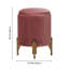 Solid Wood Accent Stool-2084403362
