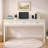 Cream White Vanity Desk with 3 Drawers