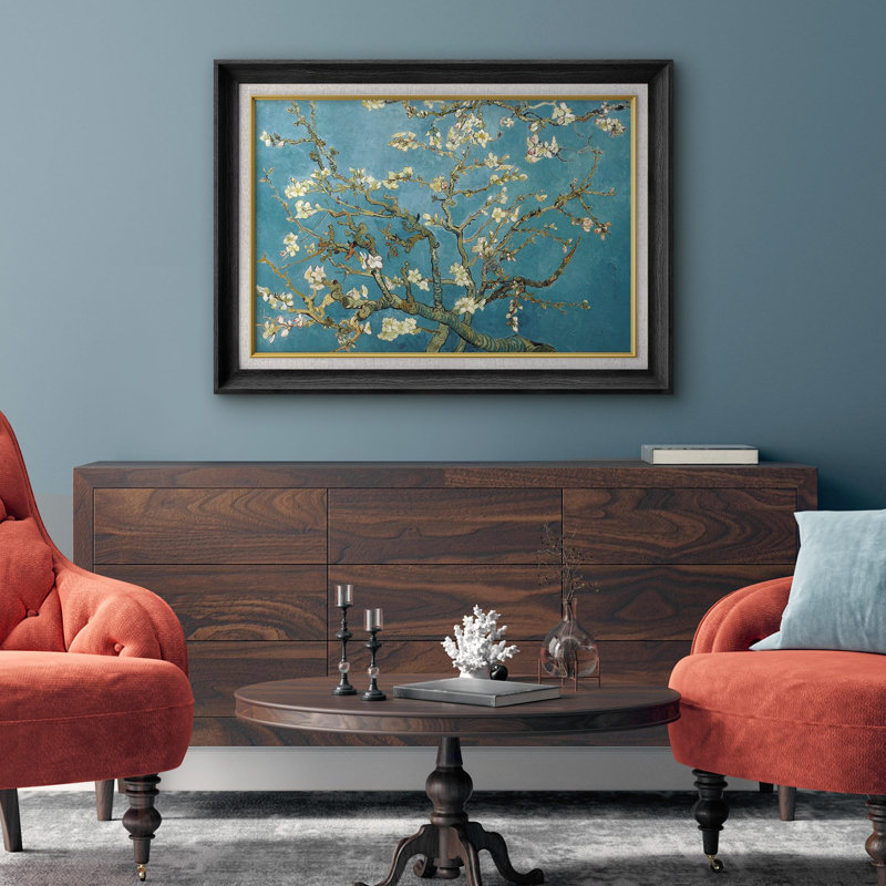 Célèbre œuvre d'art "Amandier en fleurs" par l'artiste maître Vincent Van Gogh, "Nature sauvage", impression sur papier