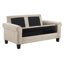 Causeuse en tissu à accoudoirs arrondis 61 po Serta Copenhagen-364238775